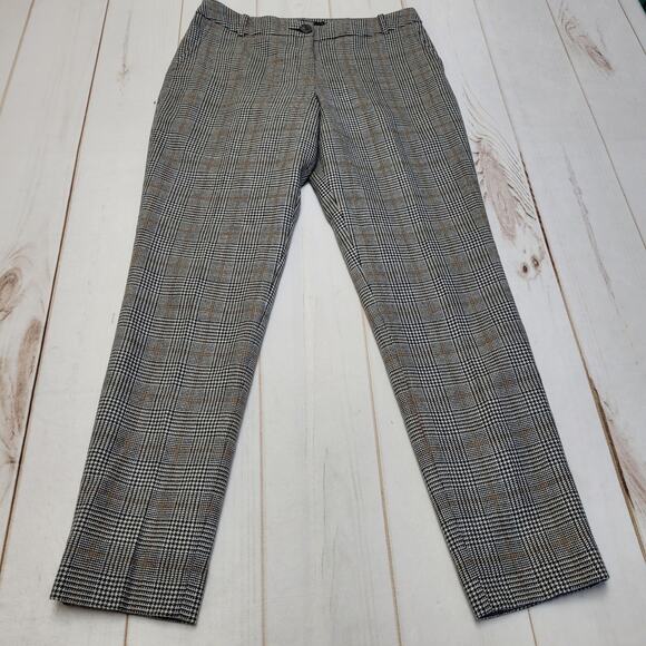 Pendleton black brown plaid tapered trouser pants slacks - Picture 1 of 7
